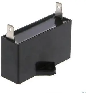 Black 12uF Generator Capacitor Generator CBB61 12uF 50/60Hz 350VAC Fan Motor