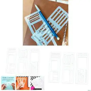 3Pcs Flexible Planning Templates Artistic Creation Aid DailyJournals Must Have