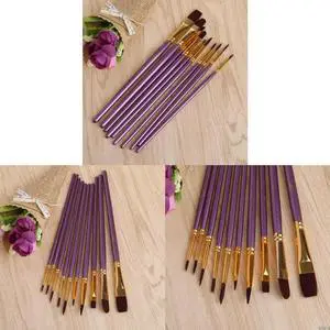 Watercolor Paint Brush 10pcs/set Children Adults Outdoor Traveling Camping Use