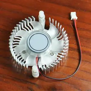 Aluminum Heatsink with Fan for 3W 5W 10W High Power Computer CPU Graphics Heatsink 5.5cm Hole Spacing Radiator