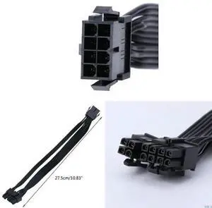 CPU 8pin Female To Cpu 8p Male+ATX 4P Male Extension Cable 8 Female To 8+4 Male