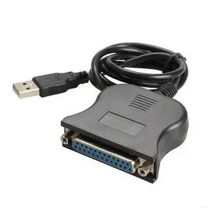 80cm USB 2.0 To 25 Pin Parallel Port Printer Cable IEEE 1284 USB To Parallel Adapter Cable USB to DB25 25Pin Parallel