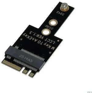 PCIe Converters Card, PCIE NVMe M.2 A+E Adapters, 2242 M.2 NVMe SSDs to PCIe4.0 Converters Card