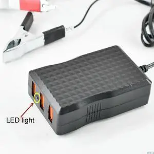 High Performance Converter with Clip 5V 3 USB Port Power Adapter Charging Module for Phone Tablets