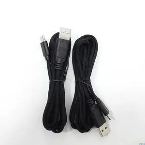 Mouse Charging Cable DIY PVC Nylon USB Type C Mouse Cable Line Replacement Mouse Keyboard Wire