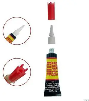 12 Pcs Super Glues Quick Drying Glues Strong Adhesive Easy to Use Multifunction Liquid Glues for Plastic l Glass