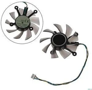75mm R128015SU 4Pin Cooling Fan for EAH5830/6850/8600/9800 GTS 260/450/460 HD7850 Graphics Card Fan