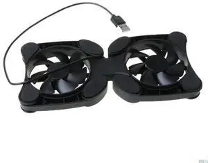 CPU Radiator Heatsink Air Cooling Cold Dual Fan for PC Notebook for Macbook Lapt CPU Radiator Heatsink Air Cooling Cold Dual Fan for PC Notebook for Macbook Lapt