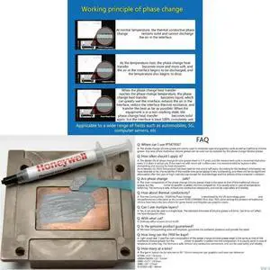 PTM7950SP Paste Silicone Greases Phase Change Material For CPU GPU Laptops Computer Electronics Accessories