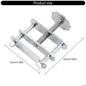 10Pcs Control Tubing Clamps Adjustable Screw oratory Hose Clamp