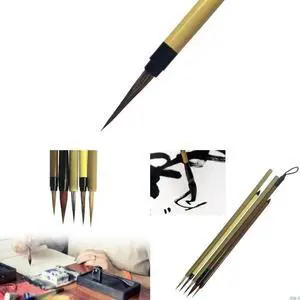 5Pcs Brush Long Fine Nib for Details Outlining Hand Sketching