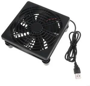 Router Cooling Fan Box Fan 5V USB Power 120MM Fan 120x120x25mm
