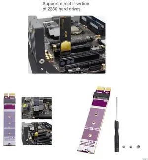 PCIe 5.0 To NVMe Expansion Card Supports M.2 2280/2242/2230 Unit
