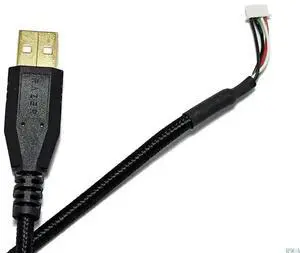 2.5m Keyboard Lines Replacement Durable PVC USB Cable Cord for X Gaming Keyboard, Black