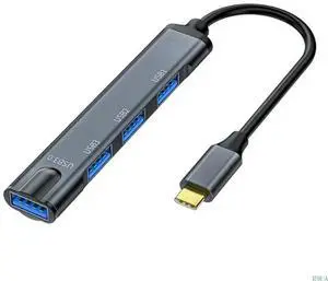 TypeC USB 2.0 Adapter Hub 4-Port Fast Data Transfer for Office and Home Use TypeC USB 2.0 Adapter Hub 4-Port Fast Data Transfer for Office and Home Use