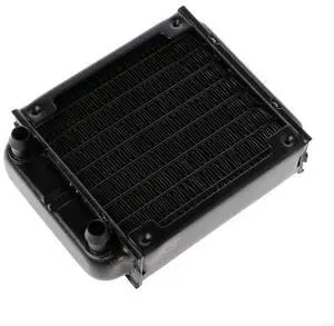 Computer CPU Heat Sink Exchanger PC Water Cooling Aluminum Radiator 8 Tubes 80mm 8CM Fan