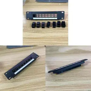 Wallmount /Rackmount 1U Ethernet Patch Panel Down Block for CAT5e Cabling