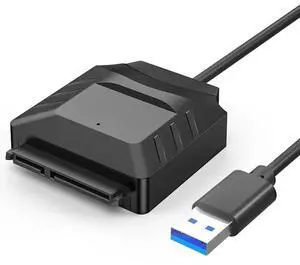 Sata to USB 3.0 Adapter Cable USB To SATA 3 Cable Support 22 Pin 2.5 3.5 inche External HDD SSD Hard Disk Computer Connector Fit