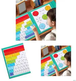 Fraction Educational Toy Fraction Tiles & Fraction Circles Set
