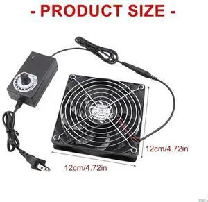 Adjustable Speed 120mm 220V 240V Fan 2750RPM Case Fan for PC and Laptop Cooling