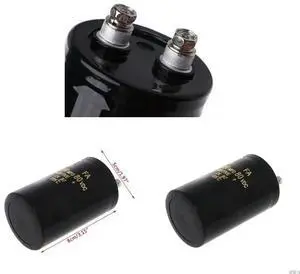 22000uF 80V Electrolytic Screw Capacitor o Amp Power Supply 50x80mm 105