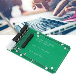 IDE 2.5 to 3.5 Adapter,2.5in to 3.5in SATA HDD SDD 44Pin IDE Converter Card,Hard Disk Adapter for PC Laptop Desktop Computer