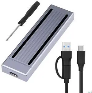 Argb Lighting M.2 NVMe Ssds Case For PCIe Drive Durability Aluminum Cooling Design