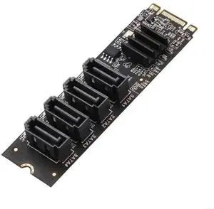 Efficient M.2 To 4 Port SATA3.0 Port Expension adapter Card Enhances Data Management for Multiple Environment