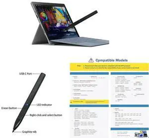 Styluses Pen Rejection with 4096 Pressure Sensitivity Screen Pencil