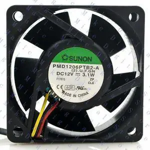 FOR PMD1206PTB2-A DC 12V 3.1W 6CM 6025 60x60x25mm 3-Lines Cooling Fan FOR PMD1206PTB2-A DC 12V 3.1W 6CM 6025 60x60x25mm 3-Lines Cooling Fan
