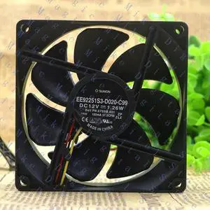 FOR EE92251S3-D020-C99 PN: X755M A01 12V 9025 3-pin DC fan FOR EE92251S3-D020-C99 PN: X755M A01 12V 9025 3-pin DC fan