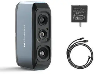 3DMakerpro 3D Scanner Moose, Medium-Format 3D Scanners for Printing, Blue Led Light Source, Up to 0.03mm Accuracy, 24-Bit Full-Color Scanning 3DMakerpro 3D Scanner Moose, Medium-Format 3D Scanners for Printing, Blue Led Light Source, Up to 0.03mm Accuracy, 24-Bit Full-Color Scanning