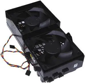 For Precision T3500 T5500 Workstation Case Cooling Dual Fan Assembly 0HW856 HW856