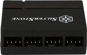 SilverStone PWM Fan Hub System Cables, Black (CPF04)
