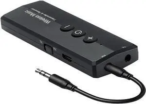3 in 1 Bluetooth Adapter Audio Wireless Transmitter Receiver with 3.5 mm Cable for Headphones Stereo Speaker Radio Car