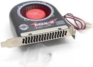 New original FOX-2 system chassis fan PCI bit turbine exhaust fan cooling auxiliary graphics chassis ventilation the exhaust fan installed on the PCI position of the cabinet 110mm case cooler