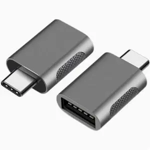 Pack of 4 USB C to USB Adapters 2*USB-C to USB-A & 2*USB-A to USB-C Female Adapter Speed Data Transfer & Fast Charging for iPhone/PC//iPad/Laptop/etc USB to USB C Adapter (Pack of 4)