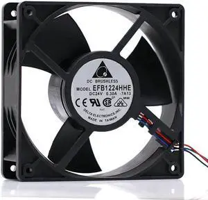 EFB1224HHE 120mm DC 24V Server Cooling Fan Delta 12038 12cm High Speed Air Volume Inverter Cooling Fan