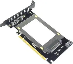 U.2 (SFF-8639) to SSD Adapter Card U.2 to PCI-E 3.0 X16 NVME SATA Adapter Supports WIN7/8/10/32/MAC/Linux U.2 (SFF-8639) to SSD Adapter Card U.2 to PCI-E 3.0 X16 NVME SATA Adapter Supports WIN7/8/10/32/MAC/Linux
