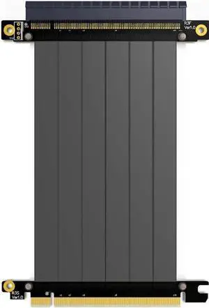 PCI-E X16 to 16X 3.0 Male to Female Riser Extension Cable Graphics Card Computer Chassis PCI Express Extender Ribbon 128G/Bps (R33SF 15CM) PCI-E X16 to 16X 3.0 Male to Female Riser Extension Cable Graphics Card Computer Chassis PCI Express Extender Ribbon 128G/Bps (R33SF 15CM)