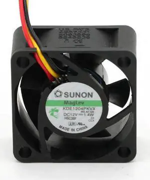 SUNON KDE1204PKVX 4020 40mm Maglev Cooler Cooling Fan 12V 1.4W case cooler computer fan 3-pin 3-wire