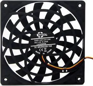 NEW 120mm slim fan 12012 0.19A 12MM thick slim chassis cpu cooling fan high quality silent cooler
