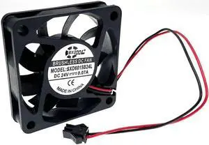 24V Cooling Fan 60mm 6cm Dual Ball Bearing Mute Quiet Silent Computer PC Fan with SM-2Pin SXD6015B24L 60X60X15 6015