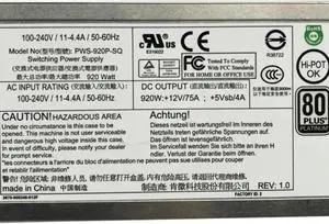 OIAGLH 920W/800W PWS-920P-SQ PWS-801-1R Server Switching Power Supply Redundant Power Supply Module
