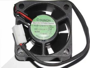 SUNON 40*20MM KD1204PKV1 MS 12V 1.2W 2 wires 2 pins 4CM case fan,cooling fan