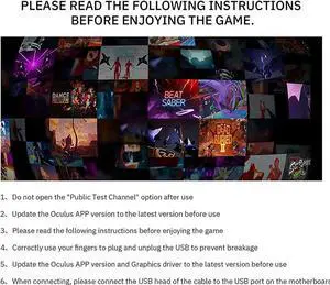 10Feet / 3M VR Link Cable Compatible for Oculus Quest 2, Fast Charging & PC Data Transfer USB C 3.2 Gen1 Cable for VR Headset and Gaming PC