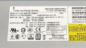 For SUN T3-1 T4-1 Server Power Supply 300-2304-01 AWF-2DC-1200W-S