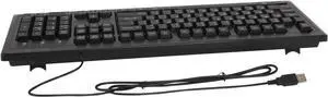 Kensing-ton K72436AM Black 104 Normal Keys USB Wired Standard Keyboard for Life Desktop Set