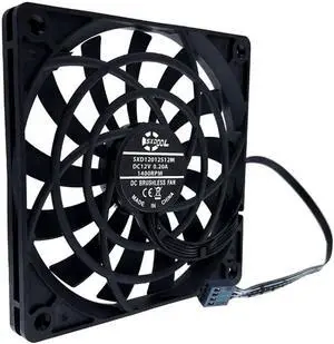 Mute 120mm 12cm PWM Cooling Fan Slim 12mm,New 120X120X12mm DC 12V 0.20A 1400RPM Computer PC Case Chassis Cooler Quiet Low Noise