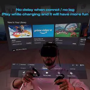 for Oculus Quest 2 Link Cable 16.4FT/5M, Compatible for Oculus Quest 2, Quest 1 VR Link Cable, USB 3.2 to USB-C 5Gbps High Speed Data Transfer & Fast Charging Cable for Oculus VR Headset and Gaming PC